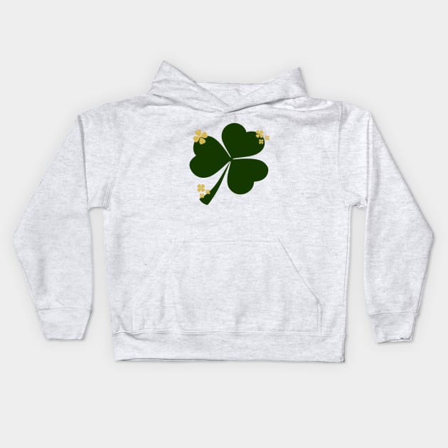 St Patricks Day: Irish Pride & Shamrock Celebration Kids Hoodie by MEWRCH